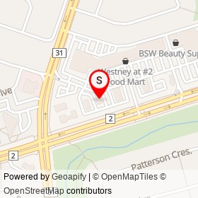 KFC on Westney Road North, Ajax Ontario - location map