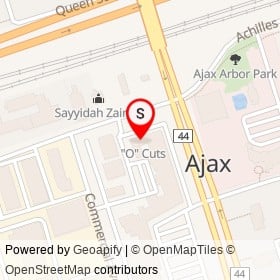 Myrtle's Kitchen on Station Street, Ajax Ontario - location map