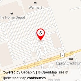 Chatters on Kingston Road East, Ajax Ontario - location map
