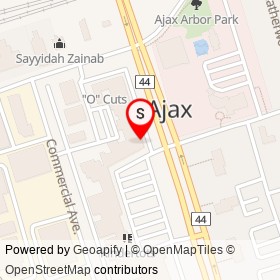 Pita Delites on Harwood Avenue South, Ajax Ontario - location map