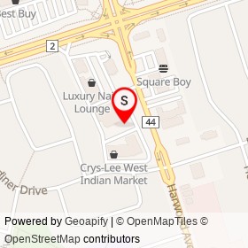 Source for Sports on Harwood Avenue South, Ajax Ontario - location map