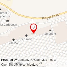 Structube on Ringer Road, Ajax Ontario - location map