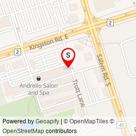 Citi Cleaners on Trott Lane, Ajax Ontario - location map