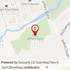 Jeffery Park on , Whitby Ontario - location map