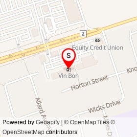 Vin Bon on Horton Street, Ajax Ontario - location map