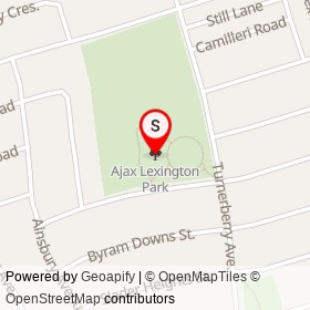 Ajax Lexington Park on , Ajax Ontario - location map