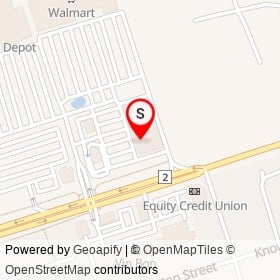 Dollarama on Kingston Road East, Ajax Ontario - location map