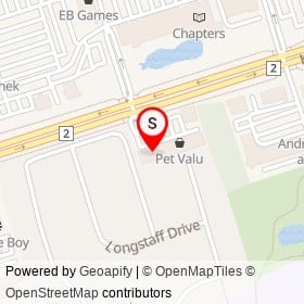 SuperStar Dry Cleaning and Alterations on Gilmour Drive, Ajax Ontario - location map