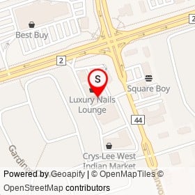 Lucky Market on Harwood Avenue South, Ajax Ontario - location map