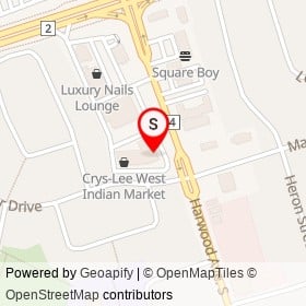 M&M Food Market on Gardiner Drive, Ajax Ontario - location map