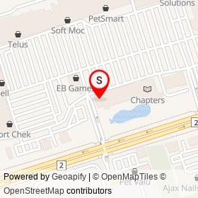 Guess on Kingston Road East, Ajax Ontario - location map