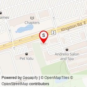 The Beer Store on Kingston Road East, Ajax Ontario - location map