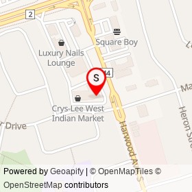 Hasty Market on Gardiner Drive, Ajax Ontario - location map