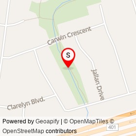 Pickering Village on , Ajax Ontario - location map