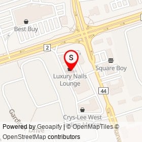 Benjamin Moore on Chalmers Crescent, Ajax Ontario - location map