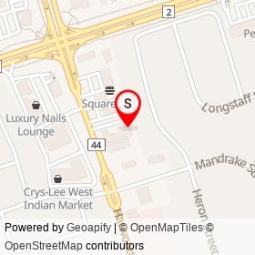 H&M Kitchen Counter Top on Gilmour Drive, Ajax Ontario - location map