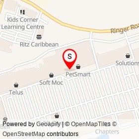 Michaels on Ringer Road, Ajax Ontario - location map
