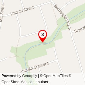 Pickering Village on , Ajax Ontario - location map