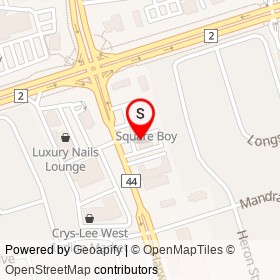 Harwood Blues on Harwood Avenue South, Ajax Ontario - location map