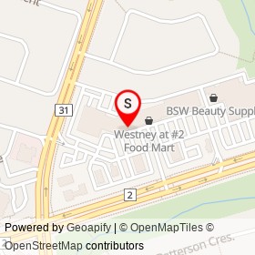 Mr. Sub on Westney Road North, Ajax Ontario - location map