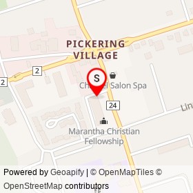 Spa Sedona on Church Street South, Ajax Ontario - location map