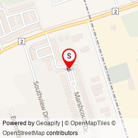No Name Provided on Marshcourt Drive, Pickering Ontario - location map