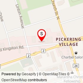 Oriental Kitchen on Old Kingston Road, Ajax Ontario - location map