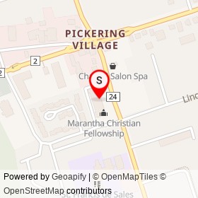 Fluffy Paws Dog & Cat Grooming on Church Street South, Ajax Ontario - location map