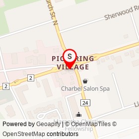 Hannah’s Homemade Pastries & Snackette on Kingston Road West, Ajax Ontario - location map