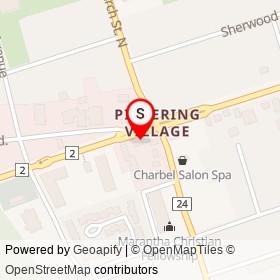 Al Baik Pizza Broast & Burger on Kingston Road West, Ajax Ontario - location map
