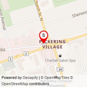 Burgerlicious on Old Kingston Road, Ajax Ontario - location map
