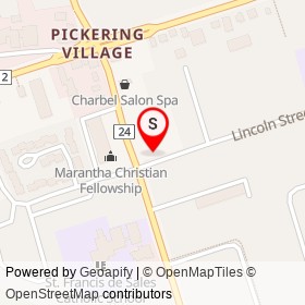 No Name Provided on Lincoln Street, Ajax Ontario - location map
