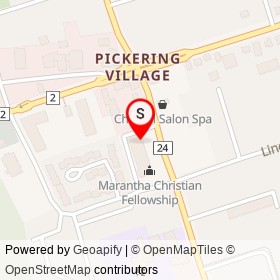 Rockport Group on Church Street South, Ajax Ontario - location map