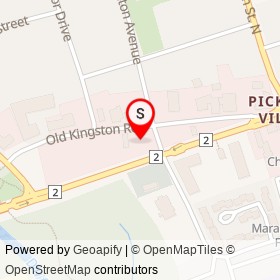 YYZ Tanning on Old Kingston Road, Ajax Ontario - location map