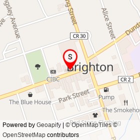 Willow Lifestyle Boutique on Main Street, Brighton Ontario - location map