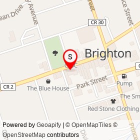 Essence Day Spa on Main Street, Brighton Ontario - location map