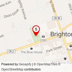 Brighton on , Brighton Ontario - location map
