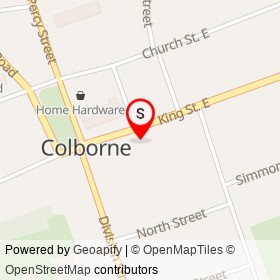 CIBC on King Street East, Cramahe Ontario - location map