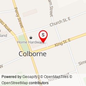 Pizza Amore on Maybee Lane, Cramahe Ontario - location map