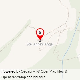 Ste. Anne's Angel on Ste. Anne's Angel Trail, Alnwick/Haldimand Ontario - location map