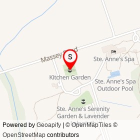 Kitchen Garden on Massey Road, Alnwick/Haldimand Ontario - location map