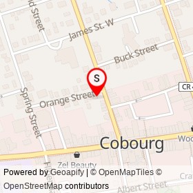George & Orange on Orange Street, Cobourg Ontario - location map