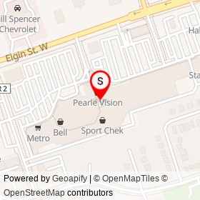 Imperial Tailors on Elgin Street West, Cobourg Ontario - location map