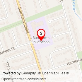 No Name Provided on Burnham Street, Cobourg Ontario - location map