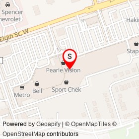 The Source on Elgin Street West, Cobourg Ontario - location map