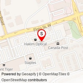 Pharmasave on Elgin Street West, Cobourg Ontario - location map