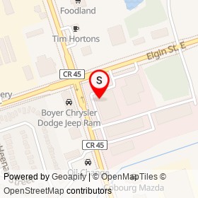 LightHouse Dental on Division Street, Cobourg Ontario - location map