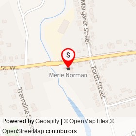 Merle Norman on King Street West, Cobourg Ontario - location map