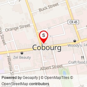 RBC on King Street West, Cobourg Ontario - location map