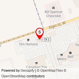Mark's on Elgin Street West, Cobourg Ontario - location map